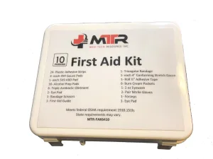 MTR First Aid Kit - 10 Person