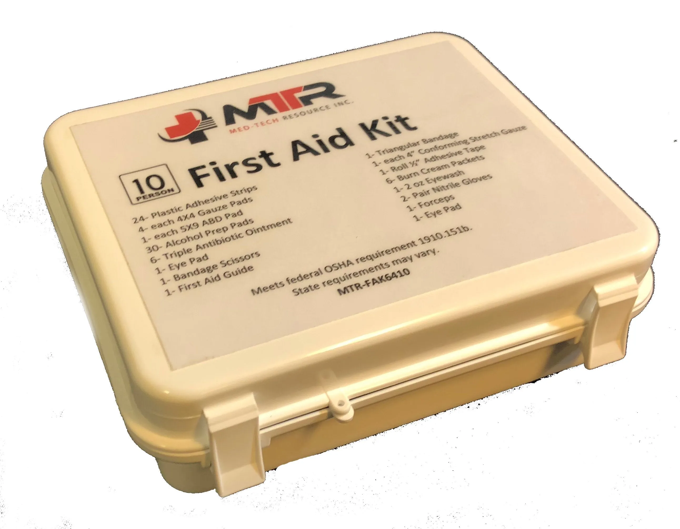 MTR First Aid Kit - 10 Person