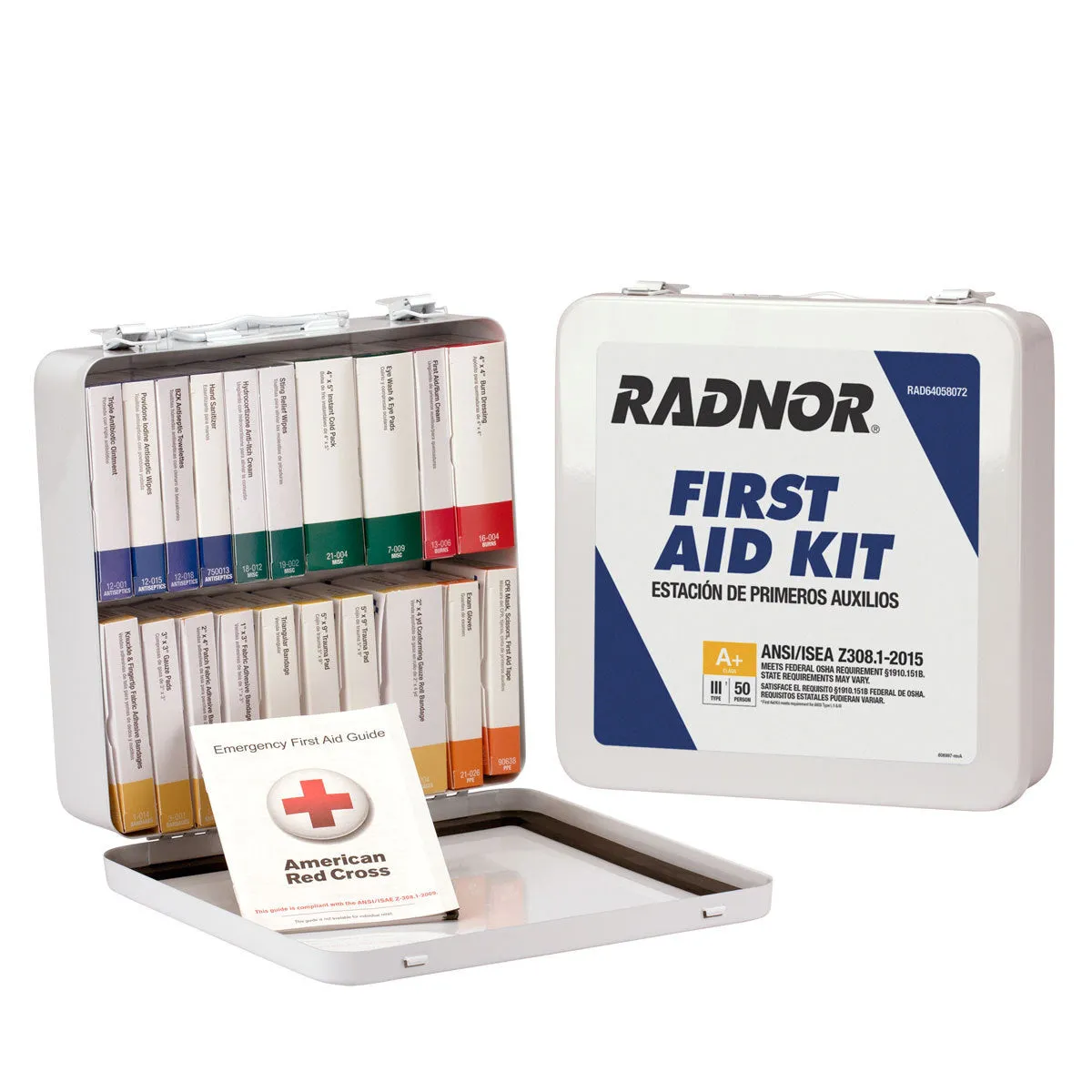 Radnor Unitized Industrial Metal First Aid Kit