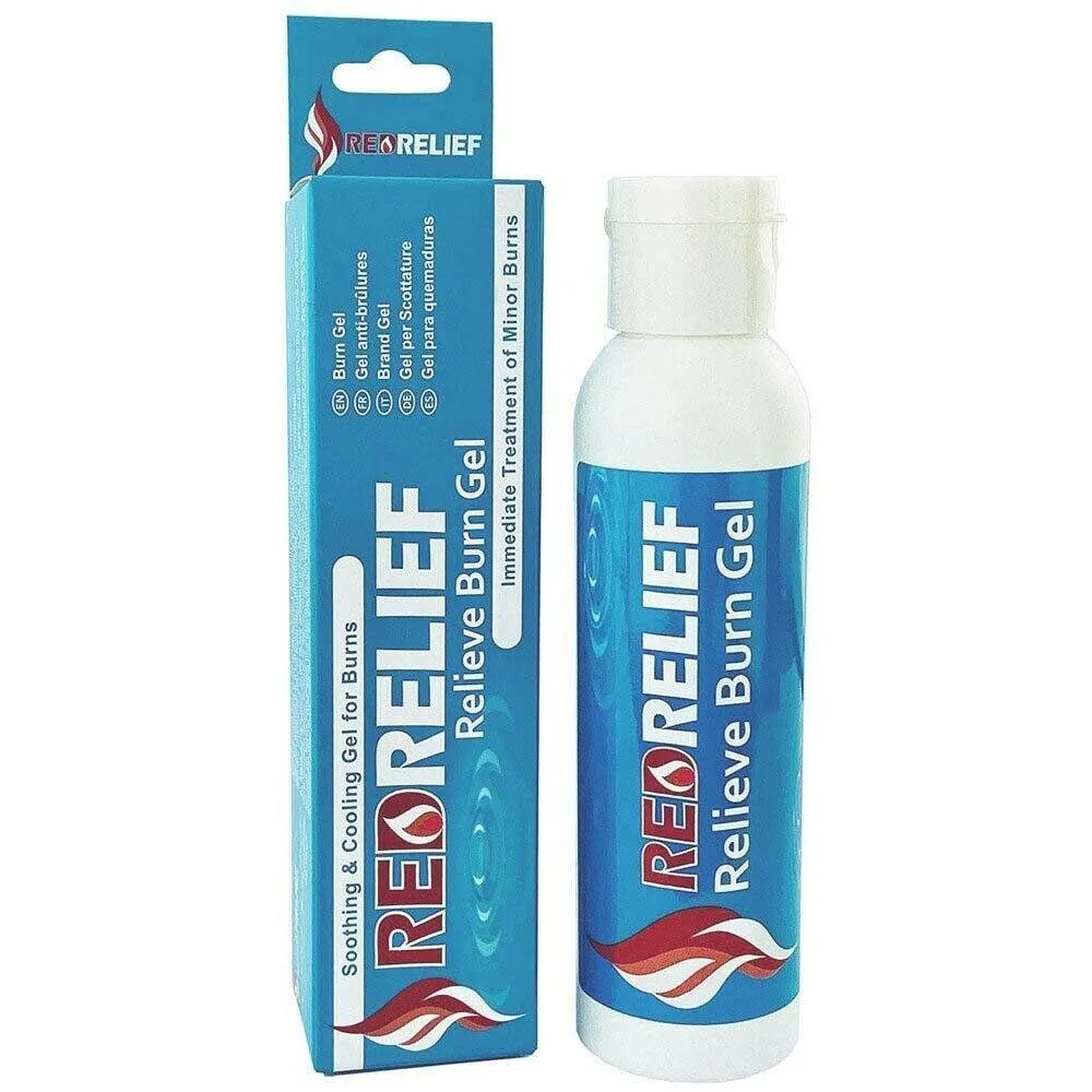 RedRelief Emergency Burn Gel Bottle 120ml