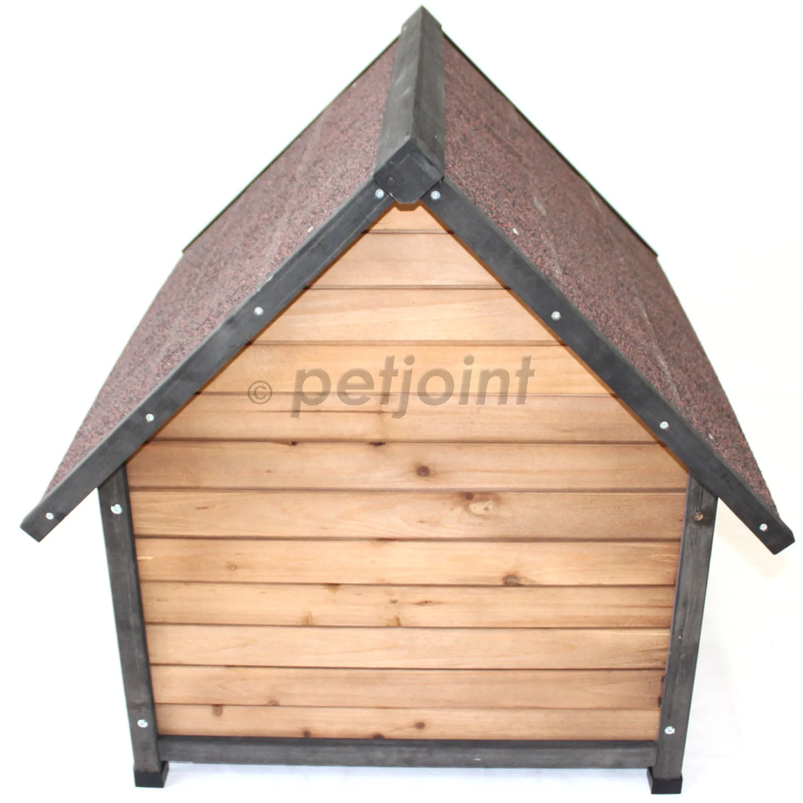 Wooden Puppy Dog Kennel Small House Indoor Outdoor Pet Home Peak Roof